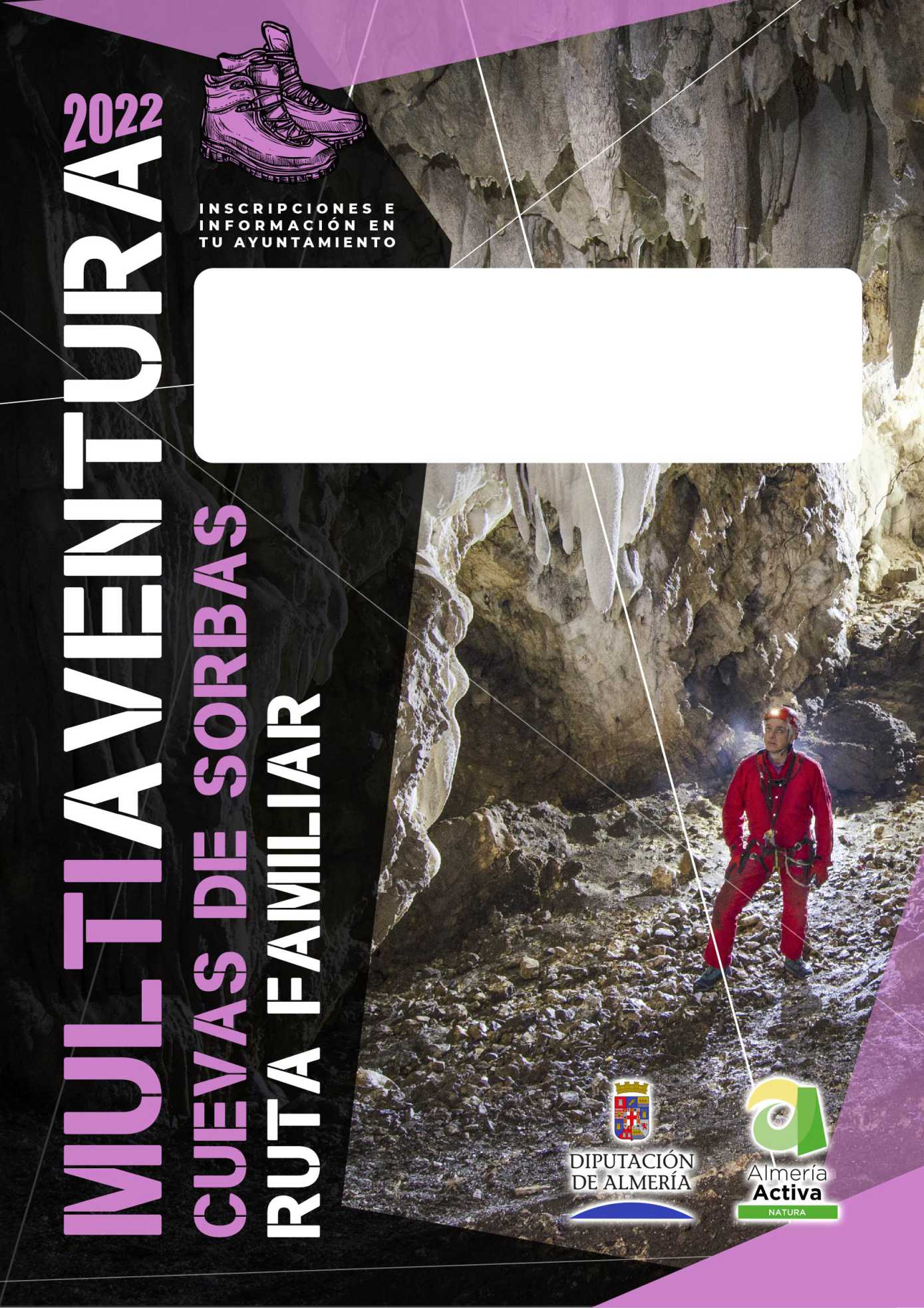 Multiaventura Cuevas de Sorbas Ruta Familiar. Bacares 1-10-22